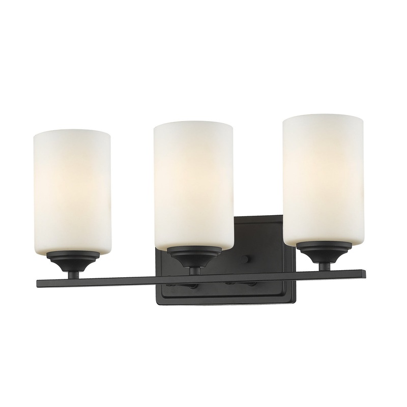 Z-Lite 435-3V-BRZ Bordeaux Three Light Vanity, Bronze