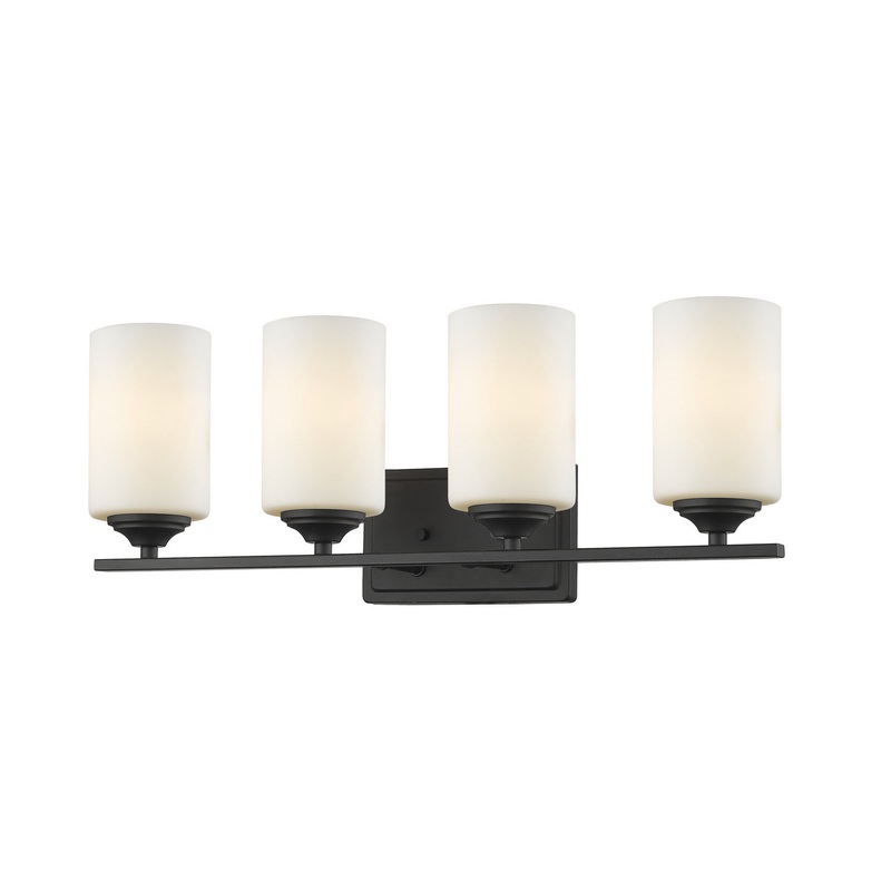 Z-Lite 435-4V-BRZ Bordeaux Four Light Vanity, Bronze