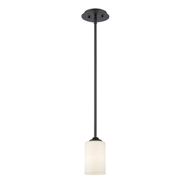 Z-Lite 435MP-BRZ Bordeaux One Light Mini Pendant, Bronze