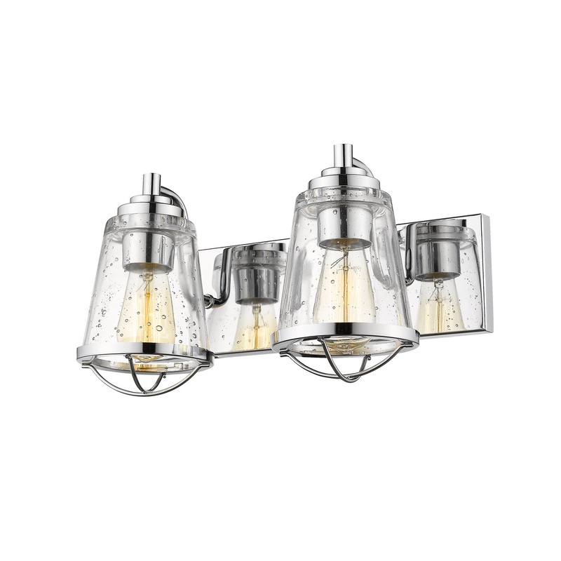 Z-Lite 444-2V-CH Mariner Two Light Vanity, Chrome