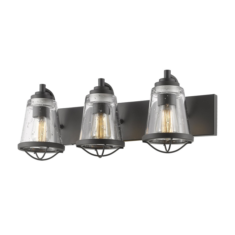 Z-Lite 444-3V-BRZ Mariner Three Light Vanity, Bronze