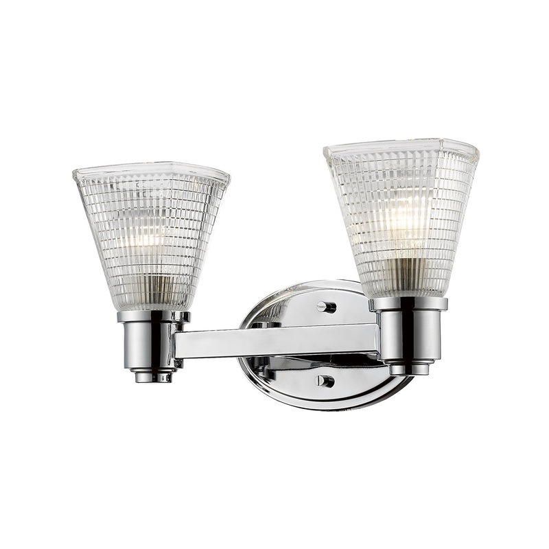 Z-Lite 449-2V-CH Intrepid Two Light Vanity, Chrome