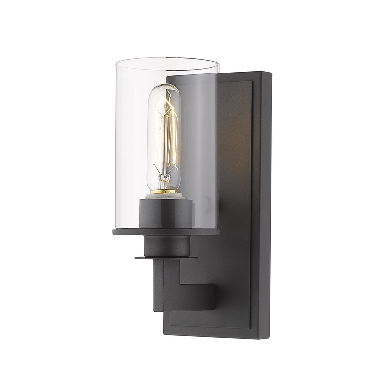 Z-Lite 462-1S-BRZ Savannah One Light Wall Sconce, Bronze