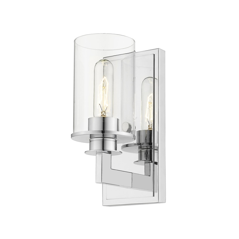 Z-Lite 462-1S-CH Savannah One Light Wall Sconce, Chrome