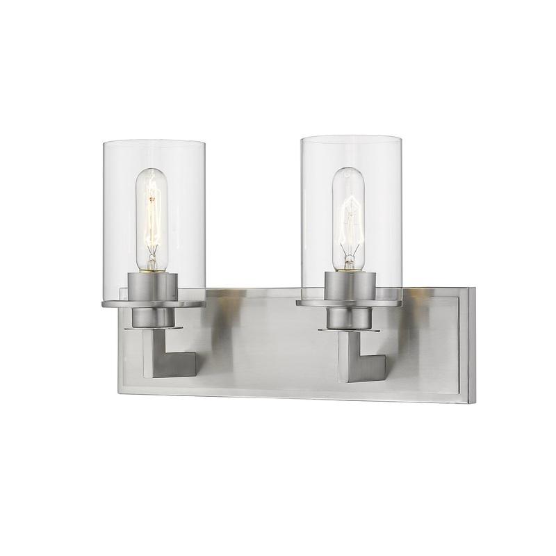 Z-Lite 462-2V-BN Savannah Two Light Vanity, Brushed Nickel