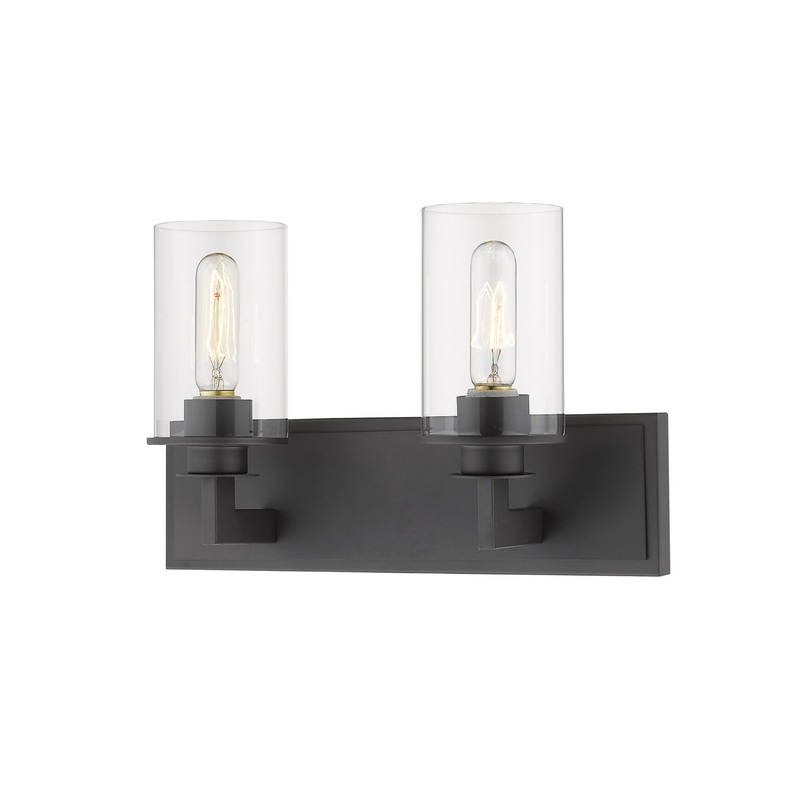 Z-Lite 462-2V-BRZ Savannah Two Light Vanity, Bronze