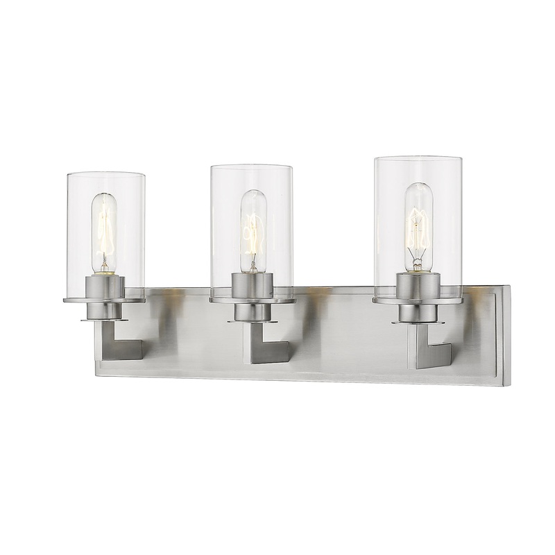 Z-Lite 462-3V-BN Savannah Three Light Vanity, Brushed Nickel