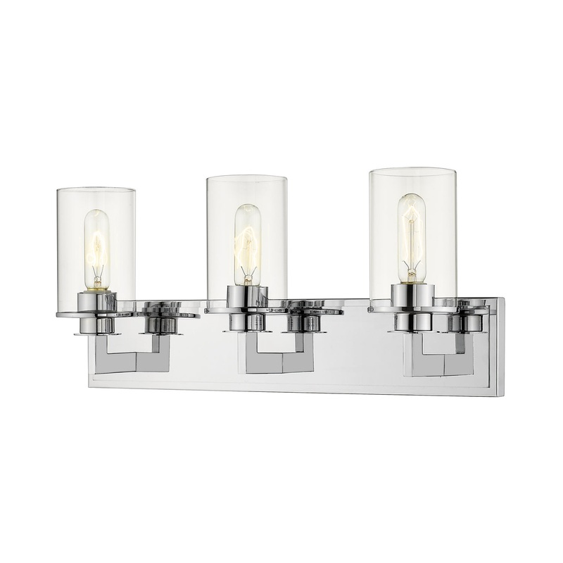 Z-Lite 462-3V-CH Savannah Three Light Vanity, Chrome