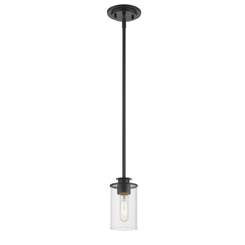 Z-Lite 462MP-BRZ Savannah One Light Mini Pendant, Bronze