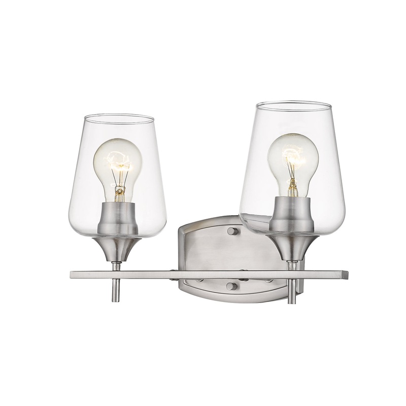 Z-Lite 473-2V-BN Joliet Two Light Vanity, Brushed Nickel