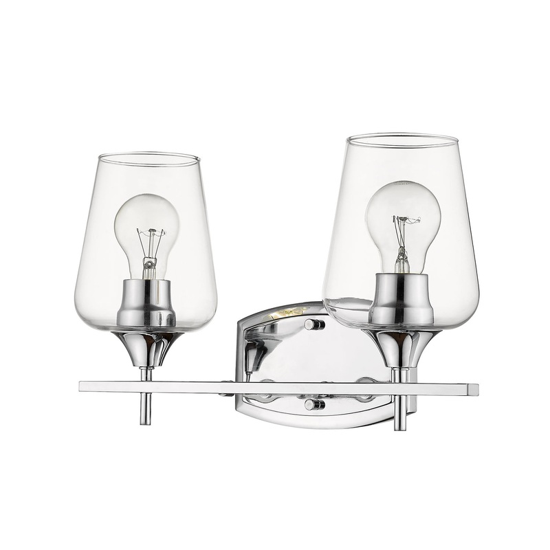 Z-Lite 473-2V-CH Joliet Two Light Vanity, Chrome
