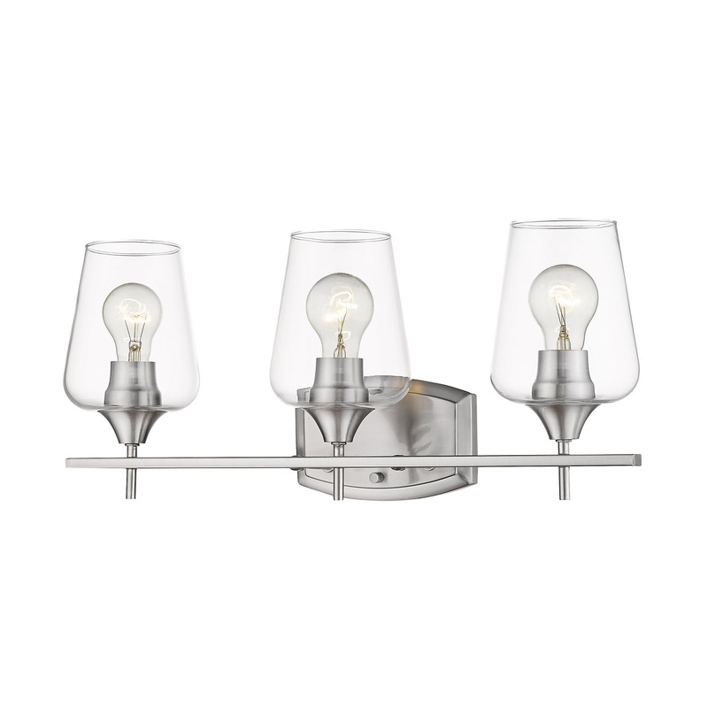 Z-Lite 473-3V-BN Joliet Three Light Vanity, Brushed Nickel