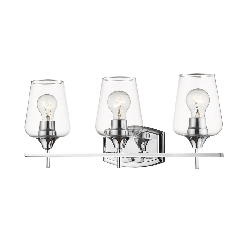 Z-Lite 473-3V-CH Joliet Three Light Vanity, Chrome