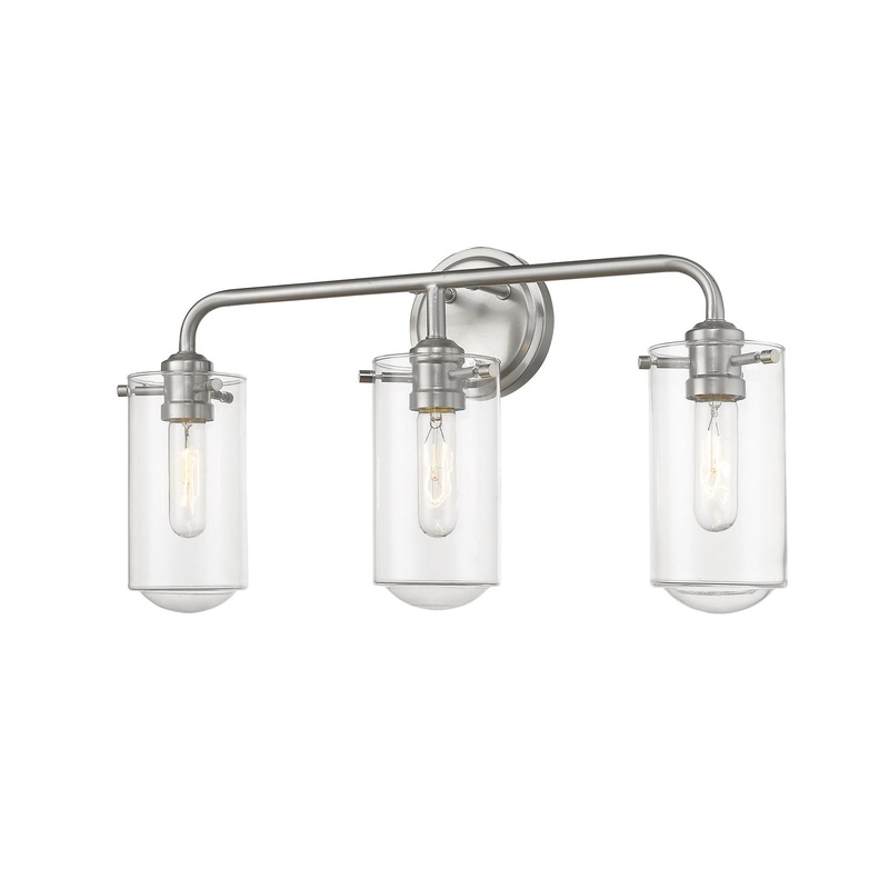 Z-Lite 471-3V-BN Delaney Three Light Vanity, Brushed Nickel