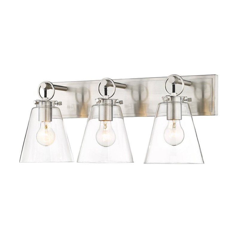 Z-Lite 483-3V-BN Harper Three Light Vanity, Brushed Nickel