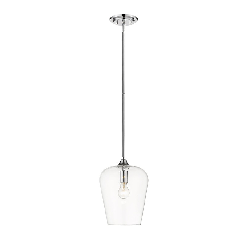 Z-Lite 473P9-CH Joliet One Light Pendant, Chrome
