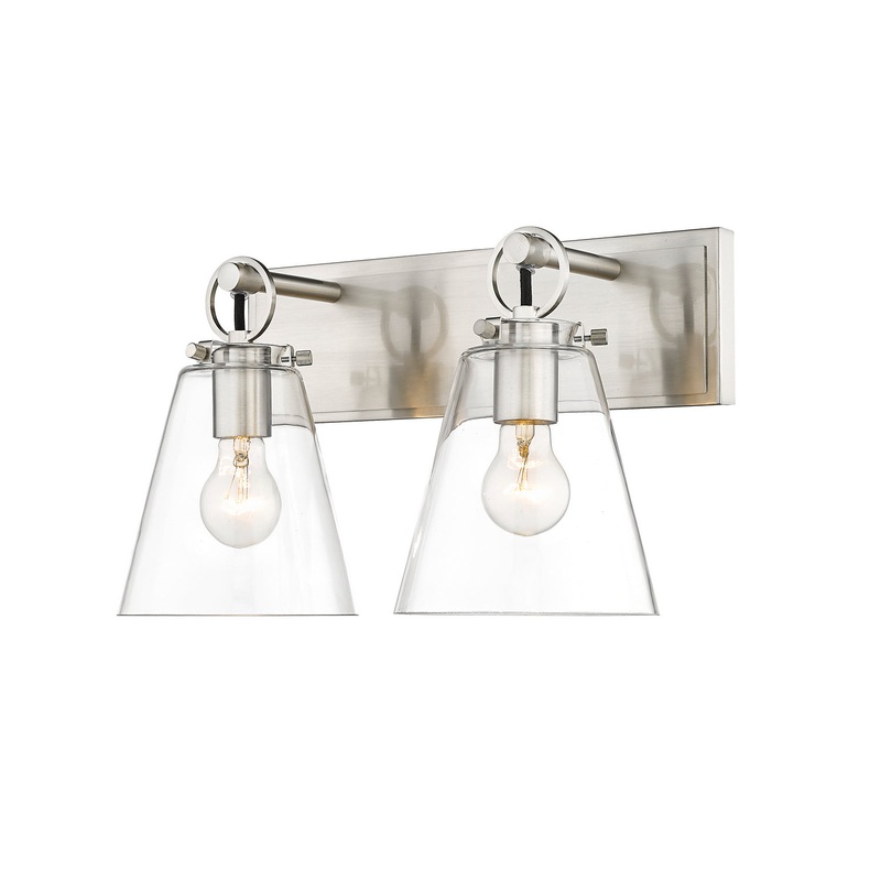 Z-Lite 483-2V-BN Harper Two Light Vanity, Brushed Nickel