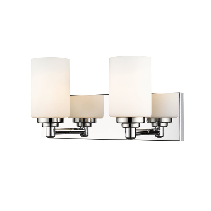Z-Lite 485-2V-CH Soledad Two Light Vanity, Chrome