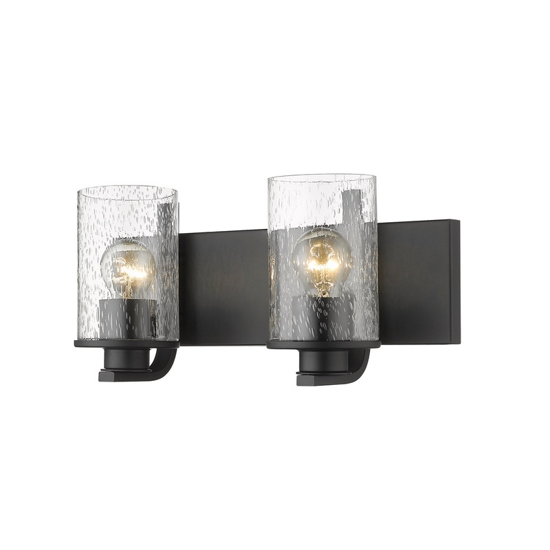 Z-Lite 492-2V-MB Beckett Two Light Vanity, Matte Black