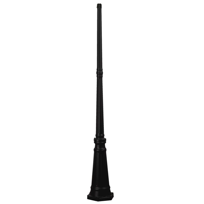 Z-Lite 504POST-BK Waterloo Outdoor Post, Black