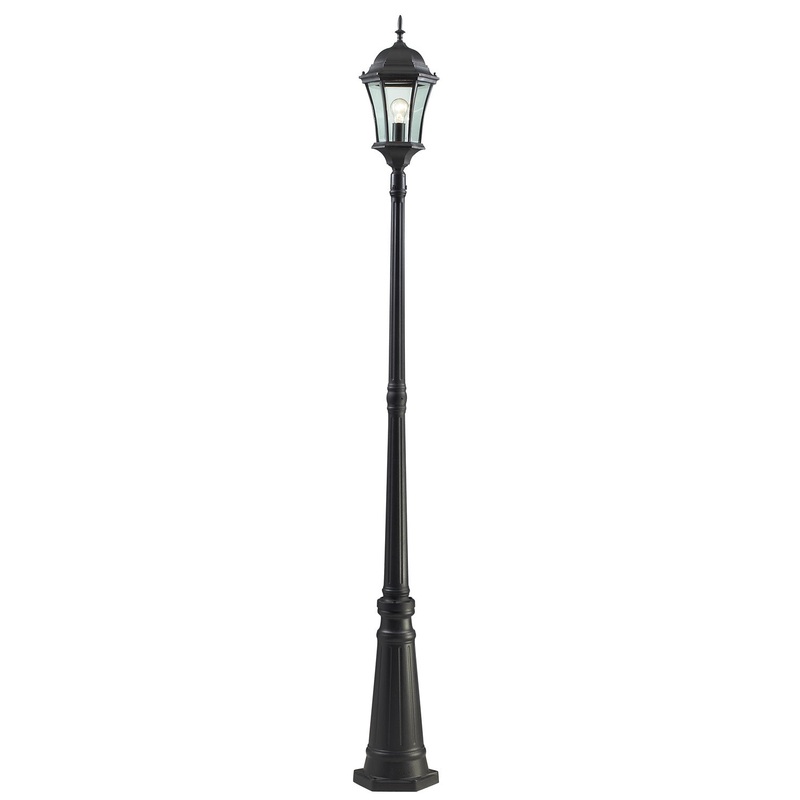 Z-Lite 522MP1-BK Wakefield One Light Outdoor Post Mount, Black