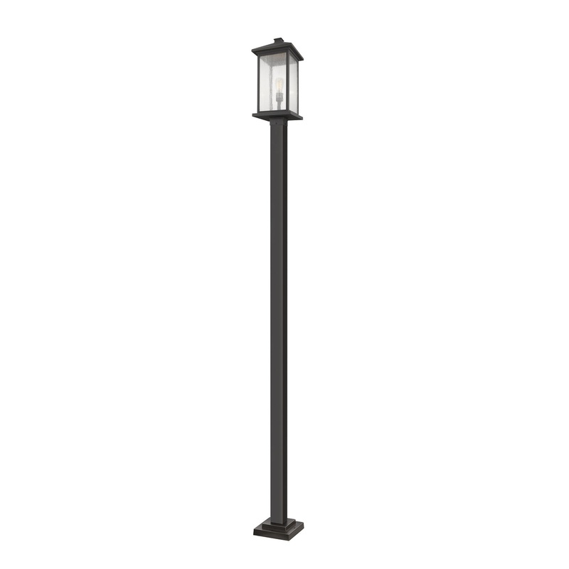 Z-Lite 531PHBXLS-536P-ORB Portland One Light Outdoor Post Mount, Oil Rubbed Bronze