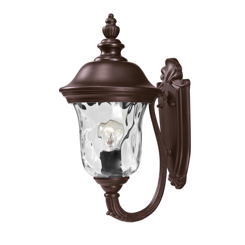 Z-Lite 533S-RBRZ Armstrong One Light Outdoor Wall Sconce, Bronze