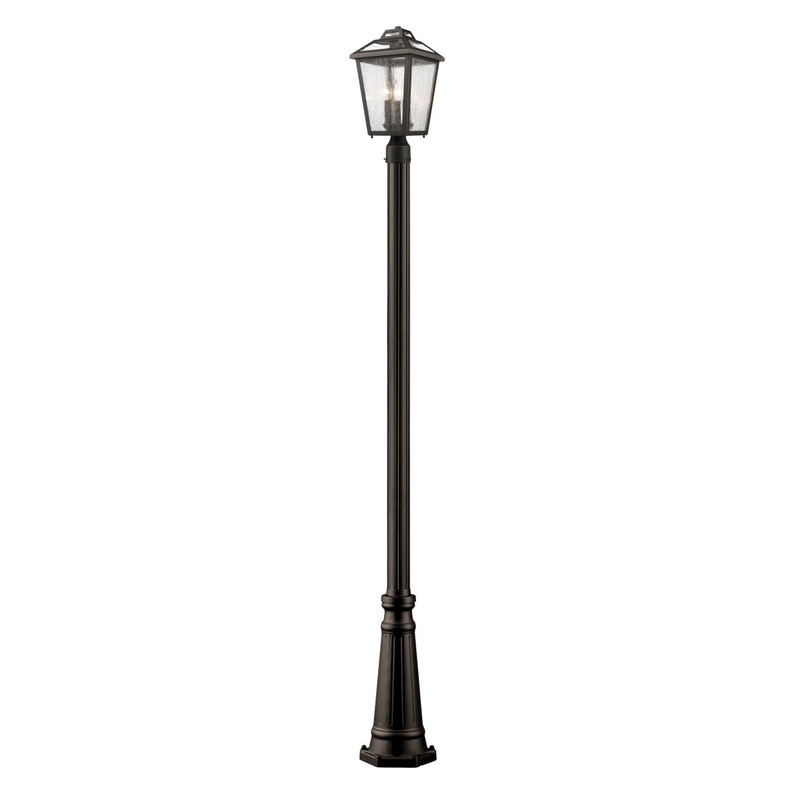Z-Lite 539PHMR-519P-ORB Bayland Three Light Outdoor Post Mount, Oil Rubbed Bronze