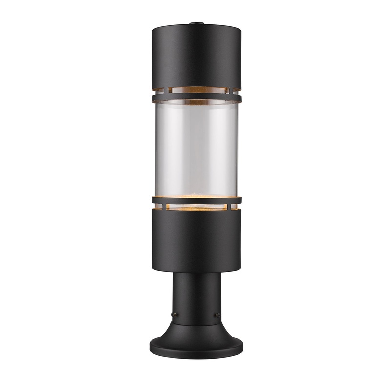 Z-Lite 553PHB-553PM-BK-LED Luminata LED Outdoor Post Mount, Black