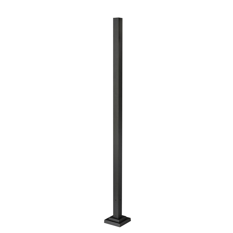 Z-Lite 536P-BK Outdoor Post Outdoor Post, Black