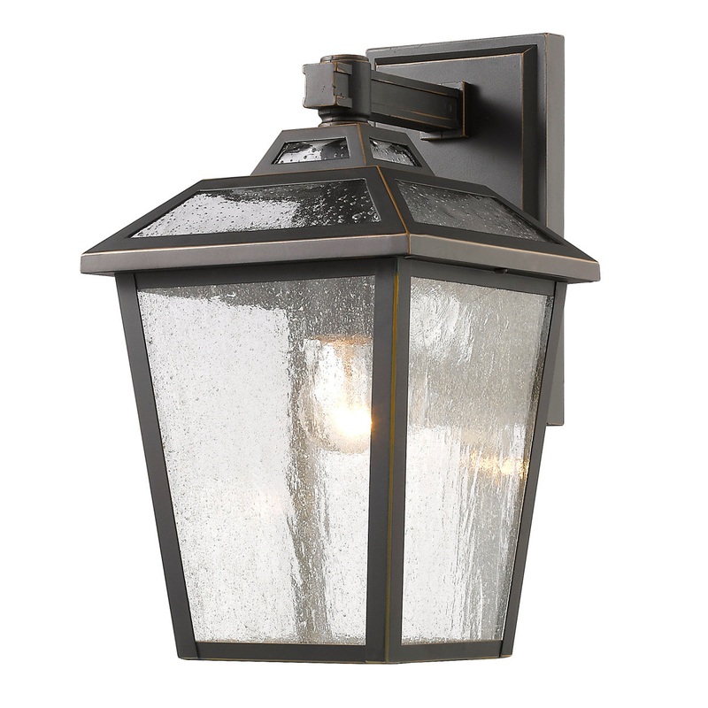 Z-Lite 539S-ORB Bayland One Light Outdoor Wall Sconce, Oil Rubbed Bronze