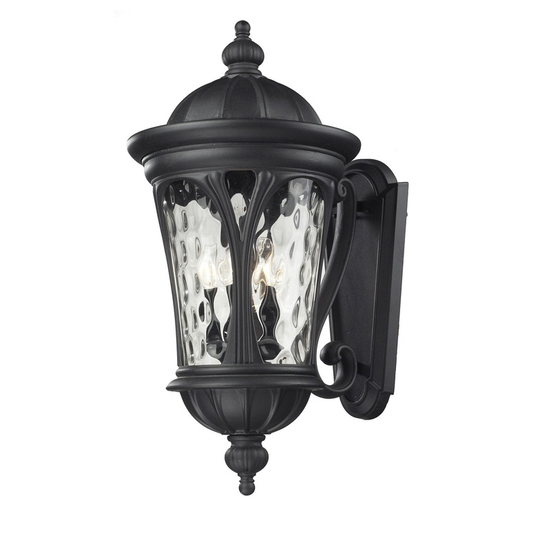 Z-Lite 543B-BK Doma Five Light Outdoor Wall Sconce, Black