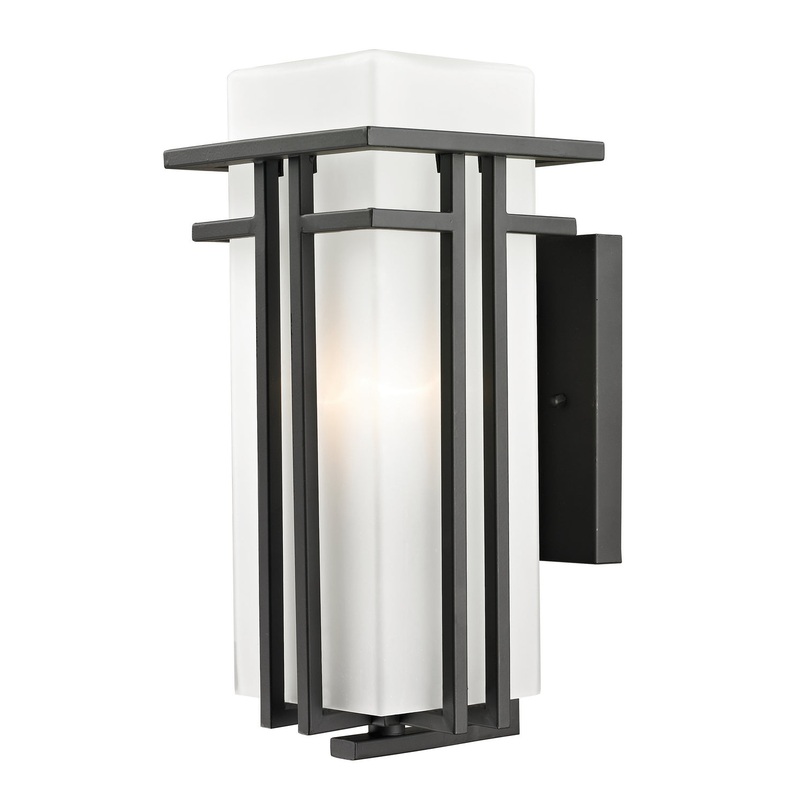 Z-Lite 550M-ORBZ Abbey One Light Outdoor Wall Mount, Outdoor Rubbed Bronze