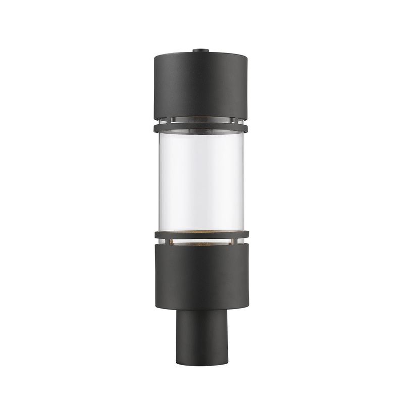 Z-Lite 553PHB-BK-LED Luminata LED Outdoor Post Mount, Black