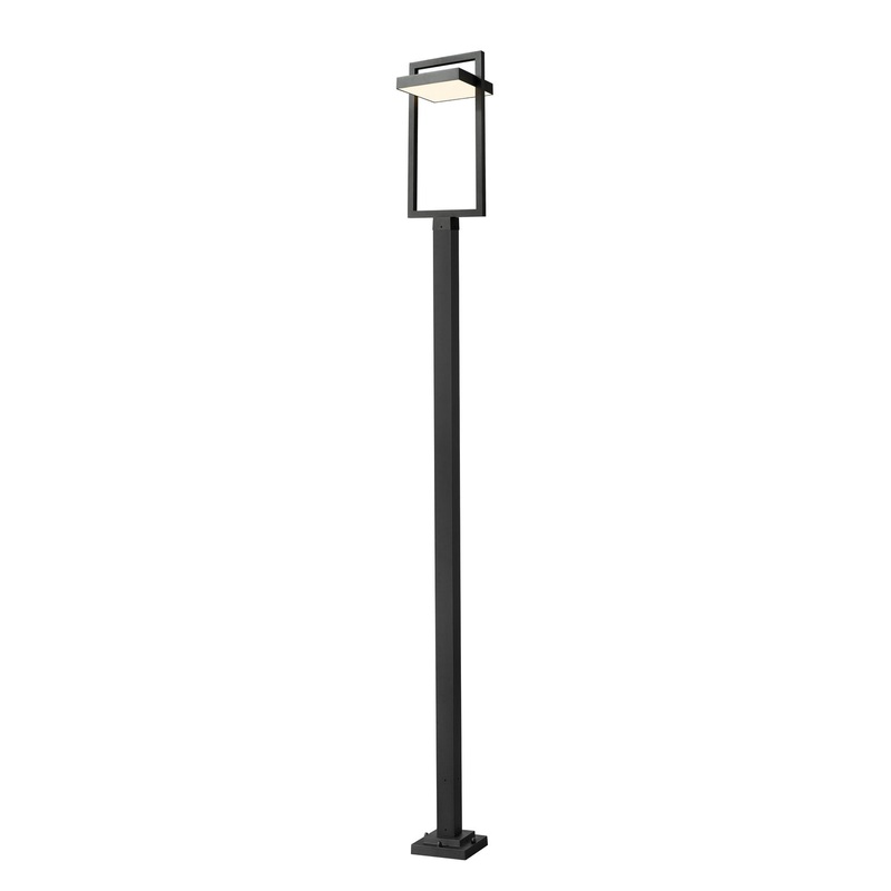 Z-Lite 566PHXLS-536P-BK-LED Luttrel LED Outdoor Post Mount, Black