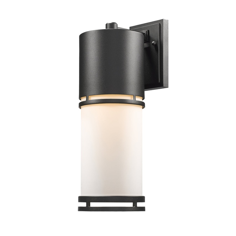 Z-Lite 560B-BK-LED Luminata LED Outdoor Wall Light, Black