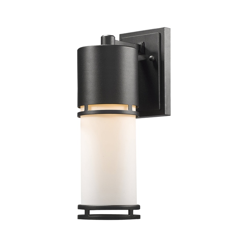 Z-Lite 560M-BK-LED Luminata LED Outdoor Wall Light, Black