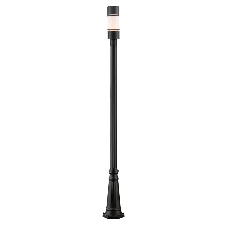 Z-Lite 560PHB-519P-BK-LED Luminata LED Outdoor Post Mount, Black