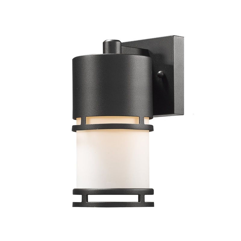 Z-Lite 560S-BK-LED Luminata LED Outdoor Wall Light, Black