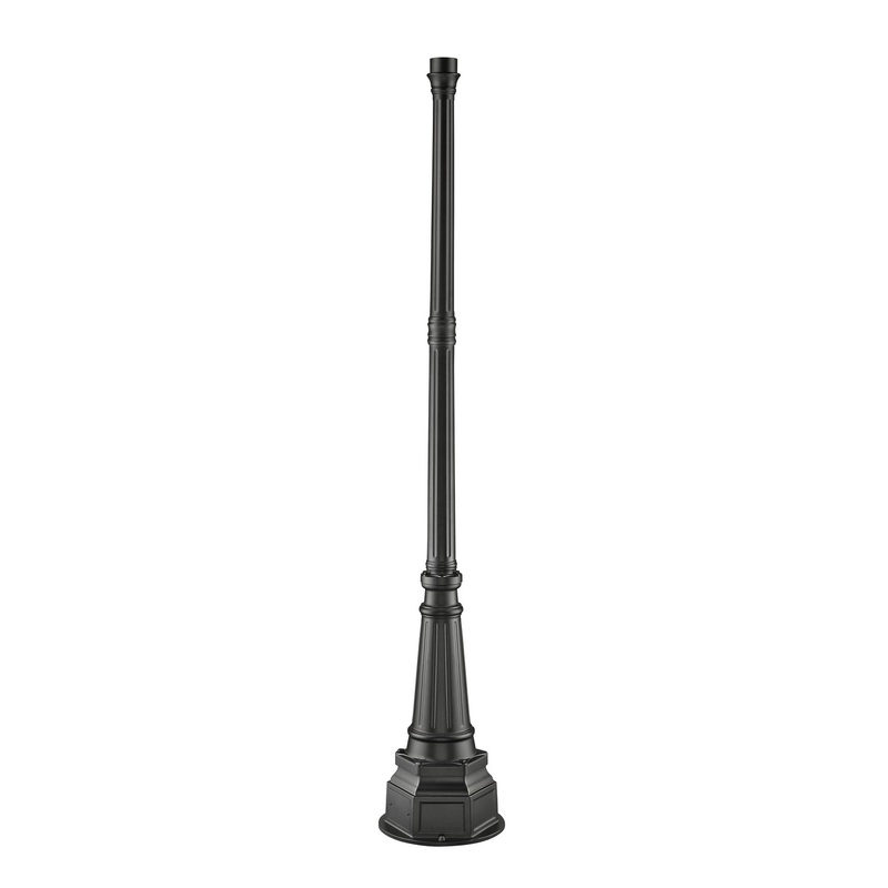 Z-Lite 564P-BK Outdoor Post Outdoor Post, Black