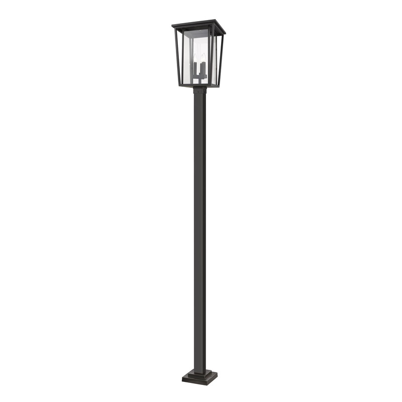 Z-Lite 571PHXLS-536P-ORB Seoul Three Light Outdoor Post Mount, Oil Rubbed Bronze