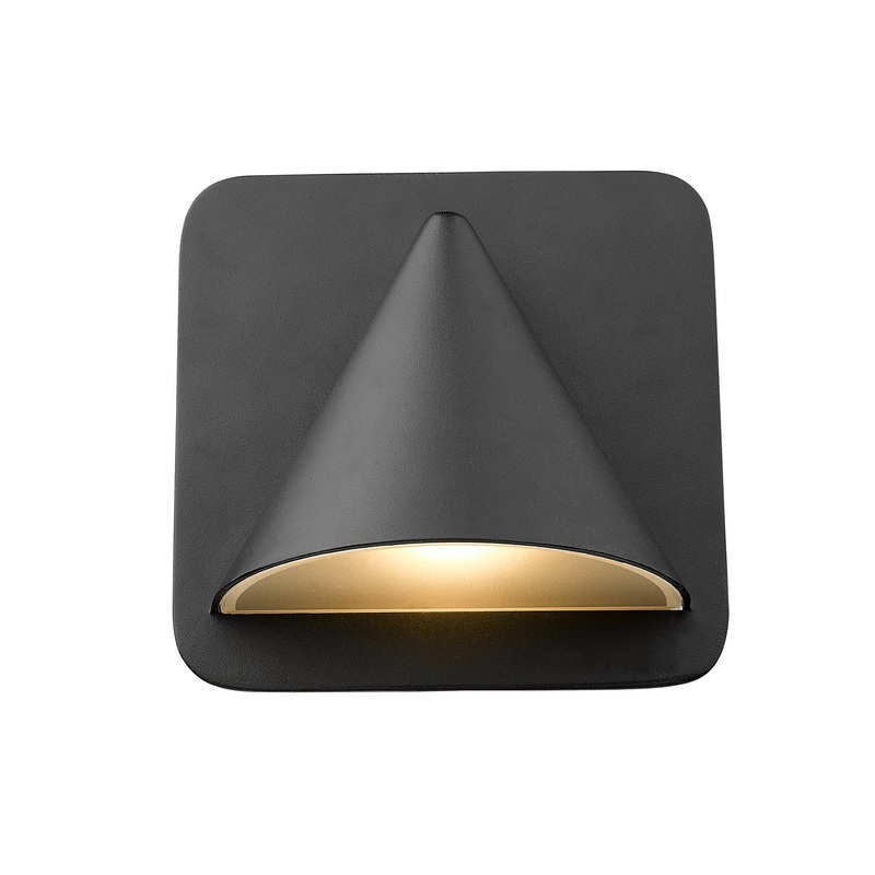 Z-Lite 578BK-LED Obelisk LED Outdoor Wall Sconce, Black