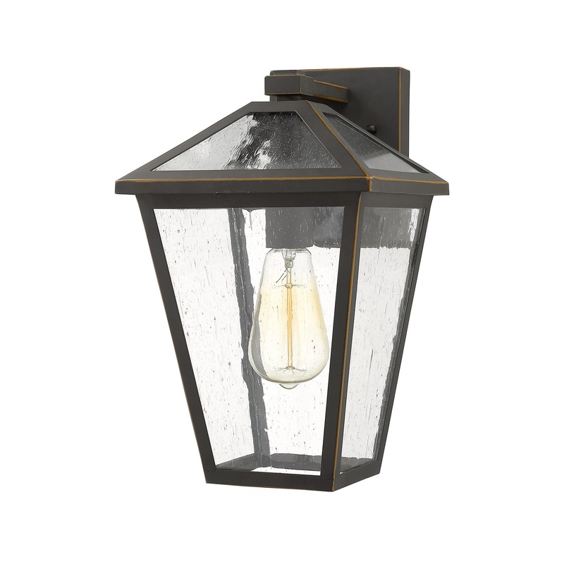 Z-Lite 579M-ORB Talbot One Light Outdoor Wall Sconce, Oil Rubbed Bronze