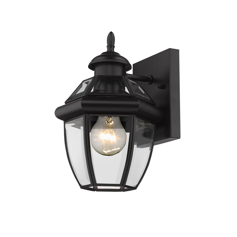Z-Lite 580XS-BK Westover One Light Outdoor Wall Sconce, Black