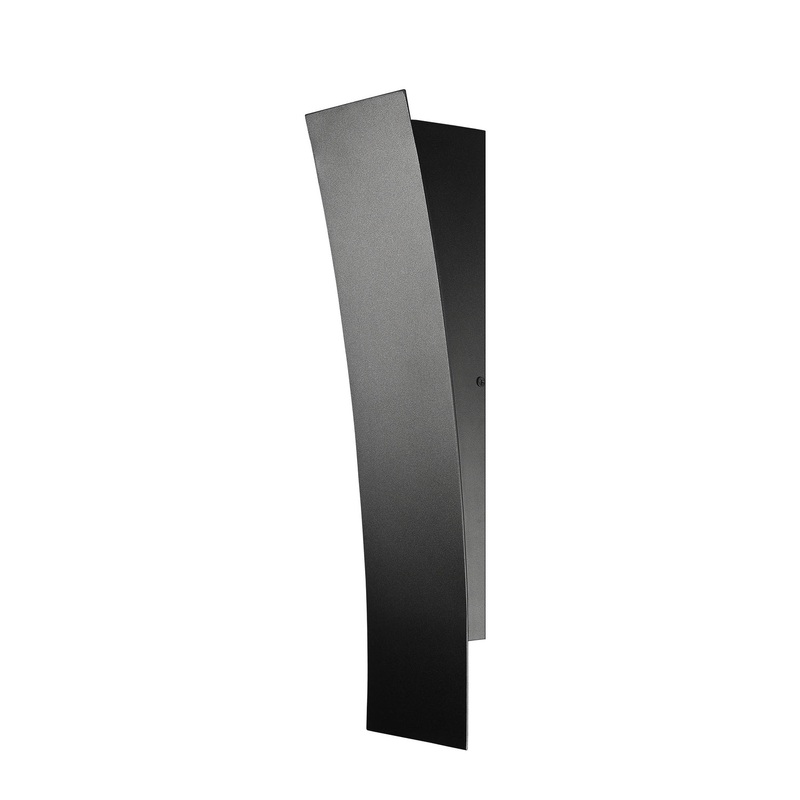 Z-Lite 581M-BK-LED Landrum LED Outdoor Wall Sconce, Black
