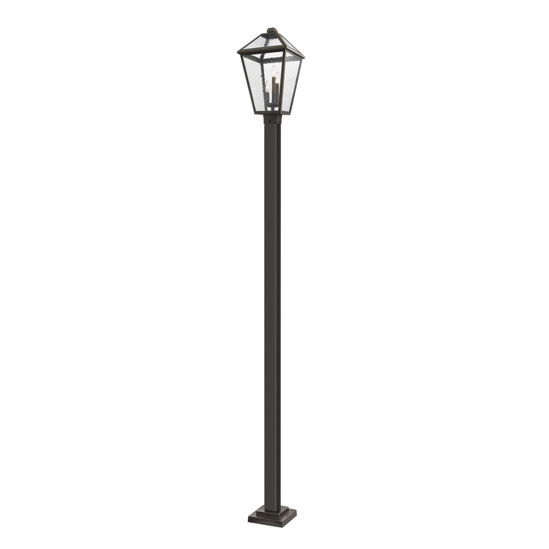 Z-Lite 579PHXLS-536P-ORB Talbot Three Light Outdoor Post Mount, Oil Rubbed Bronze