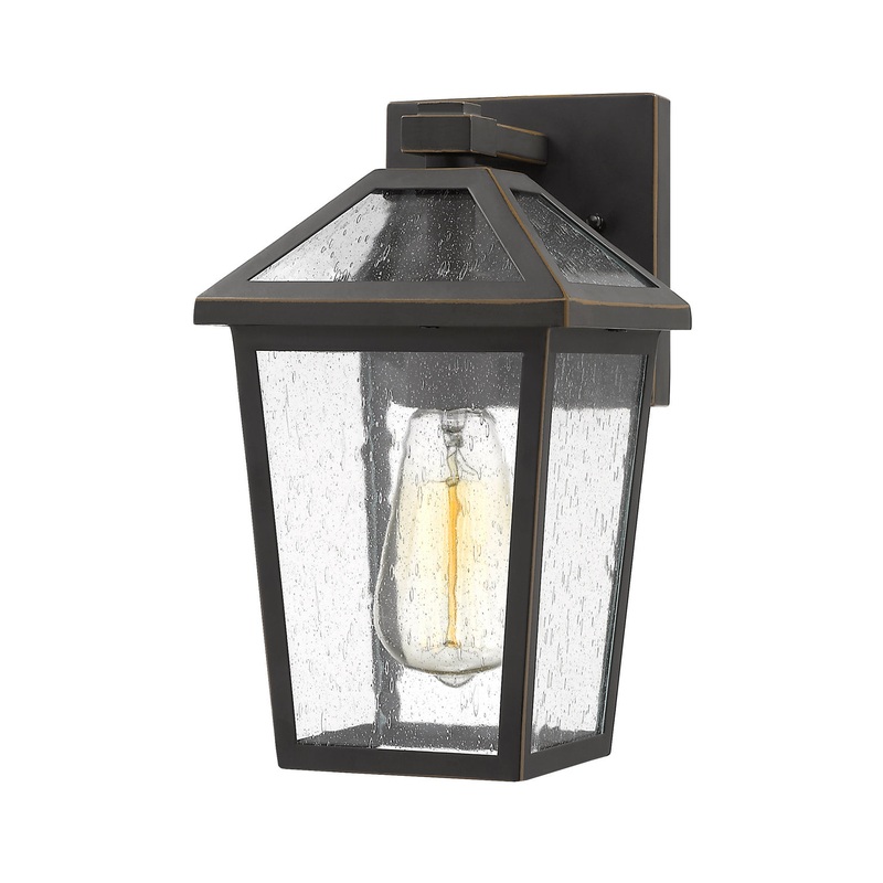 Z-Lite 579S-ORB Talbot One Light Outdoor Wall Sconce, Oil Rubbed Bronze