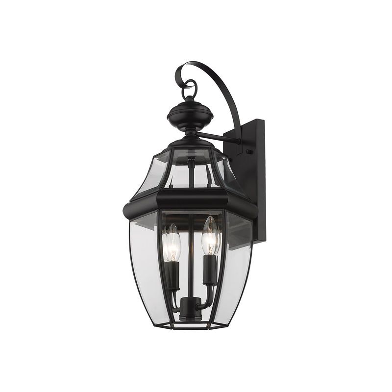 Z-Lite 580M-BK Westover Two Light Outdoor Wall Sconce, Black