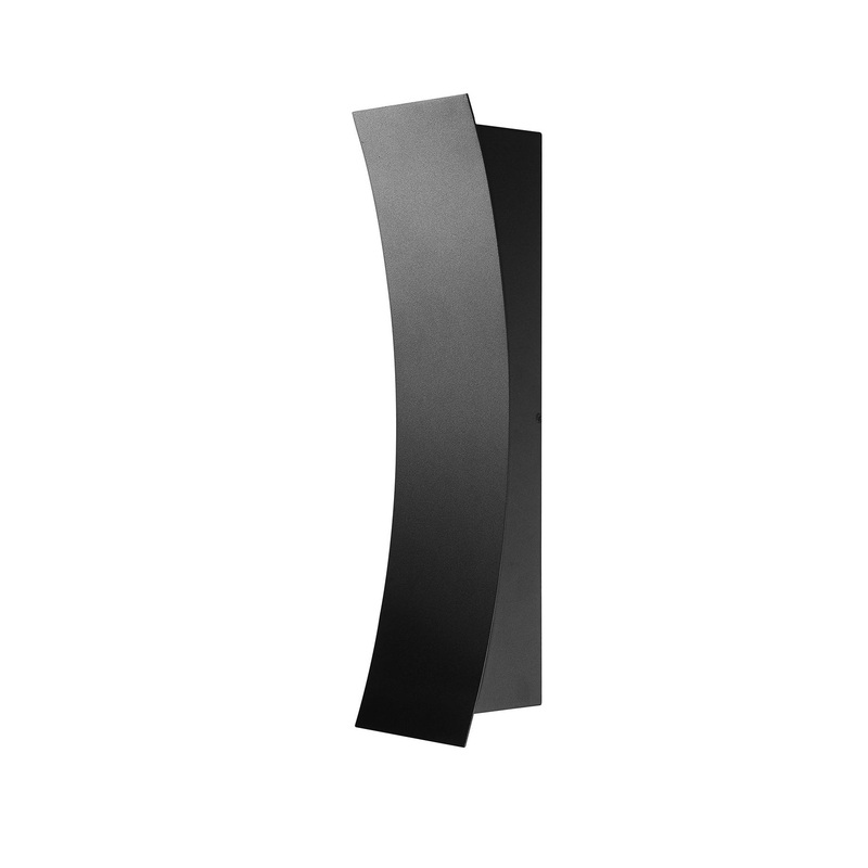 Z-Lite 582M-BK-LED Landrum LED Outdoor Wall Sconce, Black