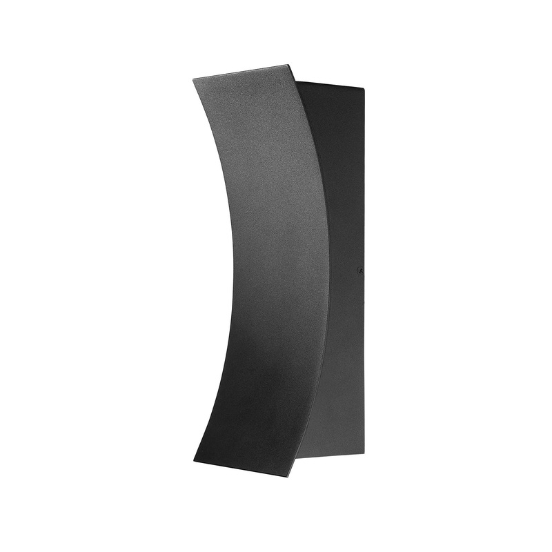 Z-Lite 582S-BK-LED Landrum LED Outdoor Wall Sconce, Black